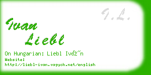 ivan liebl business card